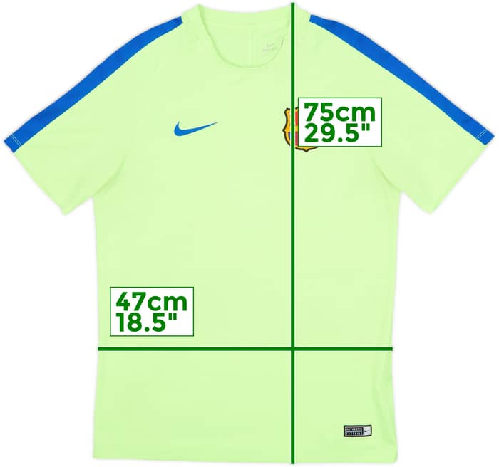 2017-18 Barcelona Nike Training Shirt - 6/10 - (M)