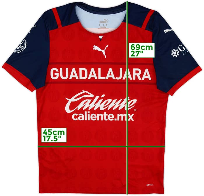 2021-22 Chivas Guadalajara Third Shirt - 8/10 - (M)