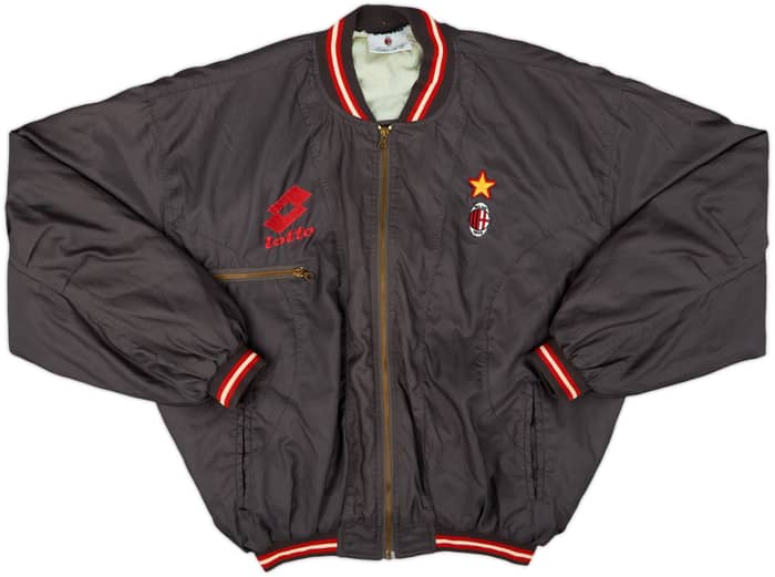 1995-96 AC Milan Lotto Padded Bomber Jacket - 8/10 - (L)