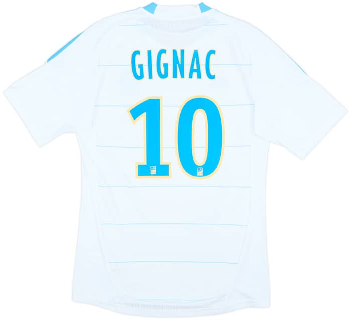 2010-11 Olympique Marseille Home Shirt Gignac #10 - 8/10 - (S)