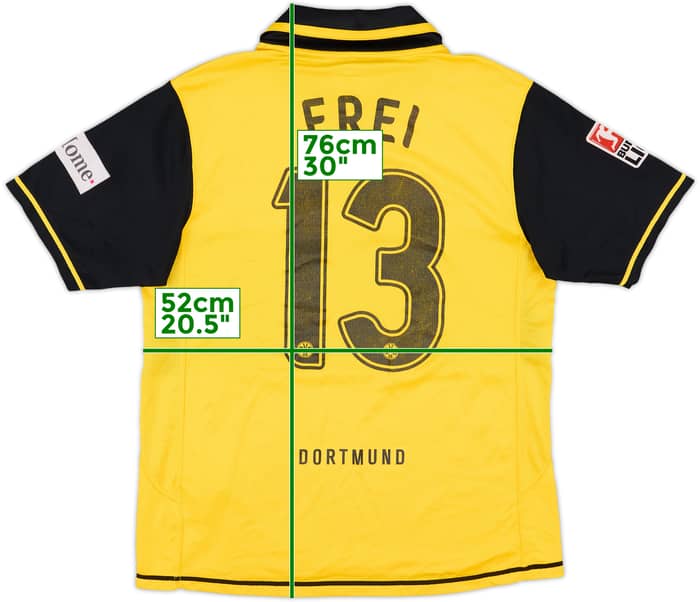 2007-08 Borussia Dortmund Home Shirt Frei #13 - 6/10 - (M)