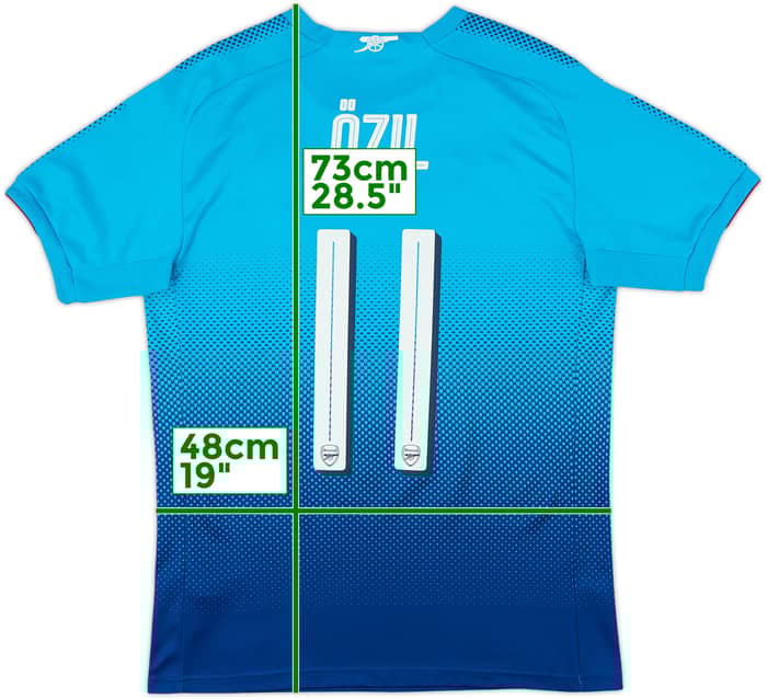 2017-18 Arsenal Away Shirt Ozil #11 - 9/10 - (S)