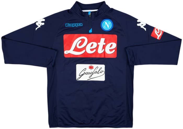 2017-18 Napoli Kappa 1/4 Zip Drill Top - 7/10 - (M)