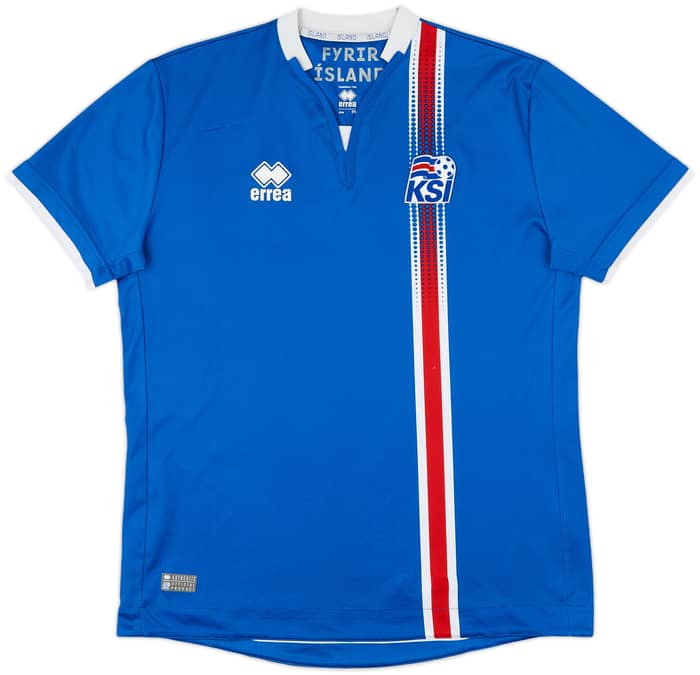 2016-18 Iceland Home Shirt - 8/10 - (M)
