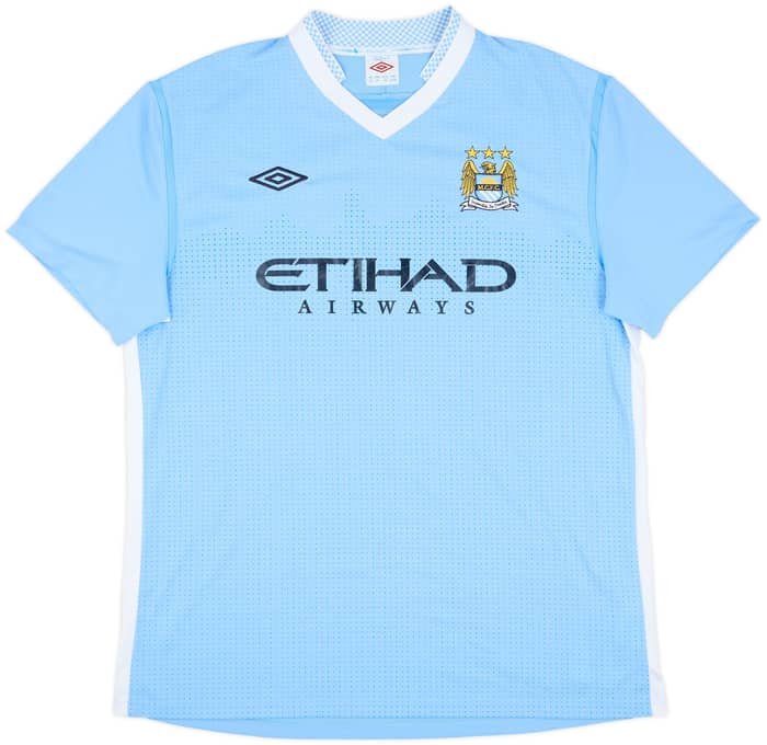 2011-12 Manchester City Home Shirt Kun Aguero #16 - 6/10 - (XL)