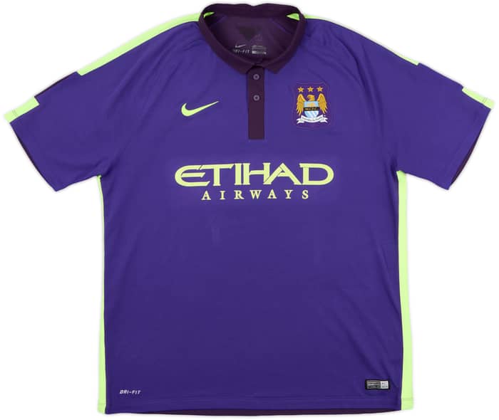 2014-15 Manchester City Third Shirt Silva #21 - 8/10 - (XL)