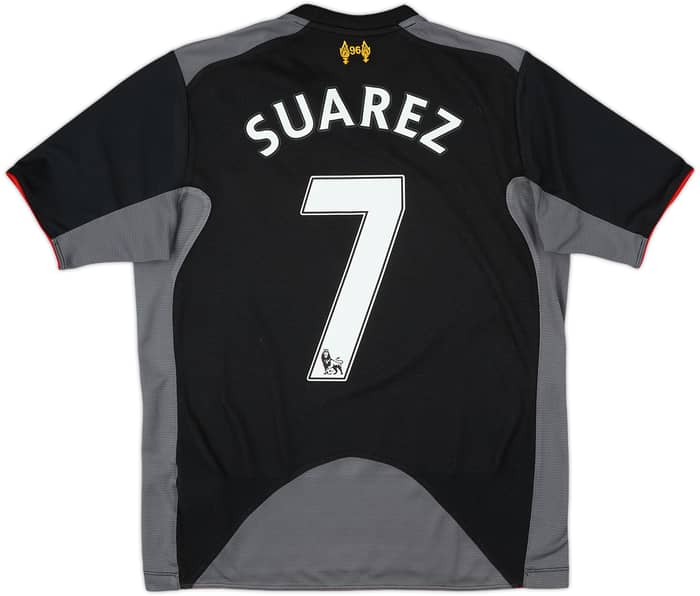 2012-13 Liverpool Away Shirt Suarez #7 - 7/10 - (XL.Boys)