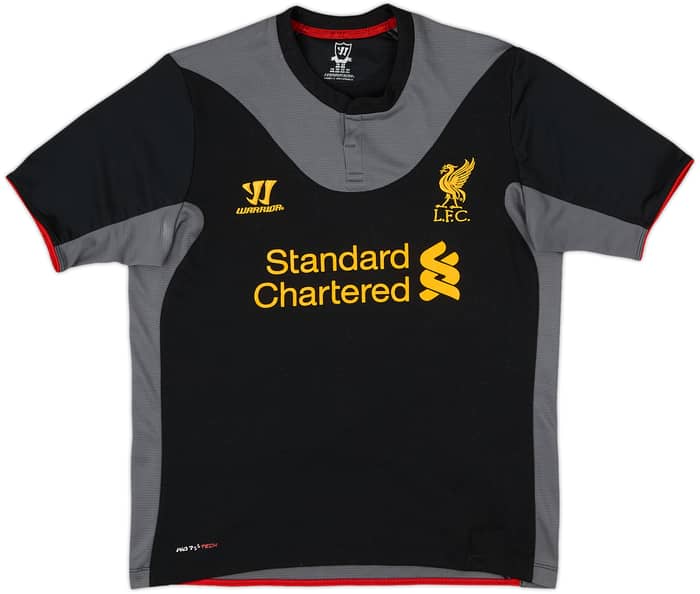 2012-13 Liverpool Away Shirt Suarez #7 - 7/10 - (XL.Boys)