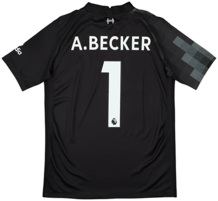 2021-22 Liverpool GK Shirt A.Becker #1 - 10/10 - (XL.Boys)