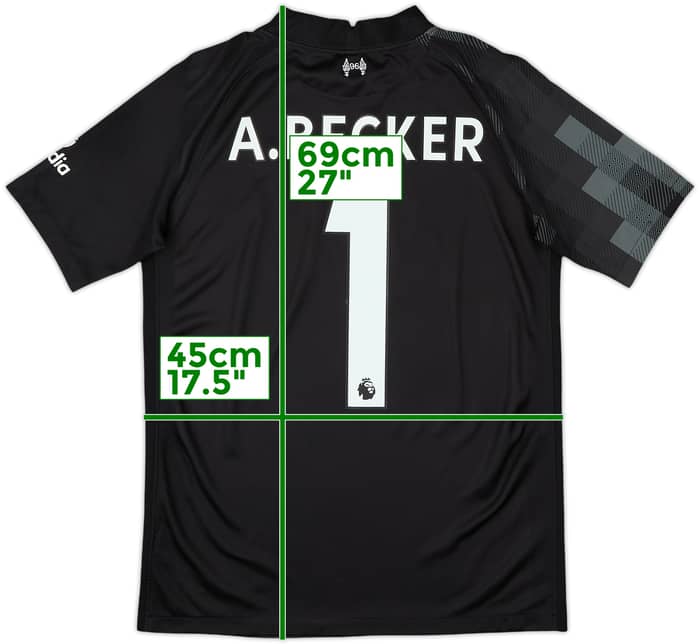 2021-22 Liverpool GK Shirt A.Becker #1 - 10/10 - (XL.Boys)