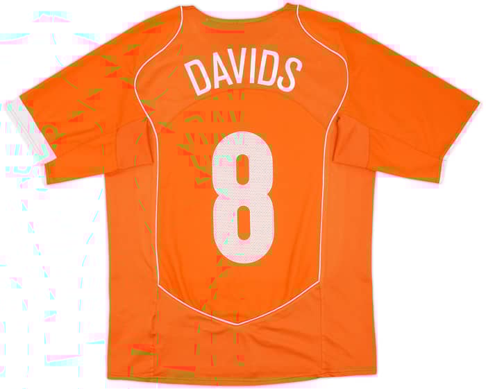 2004-06 Netherlands Home Shirt Davids #8 - 8/10 - (M)