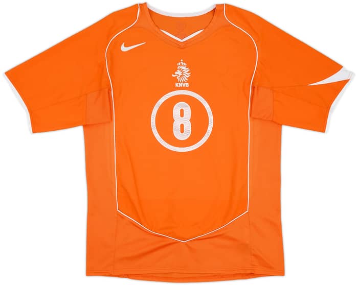 2004-06 Netherlands Home Shirt Davids #8 - 8/10 - (M)