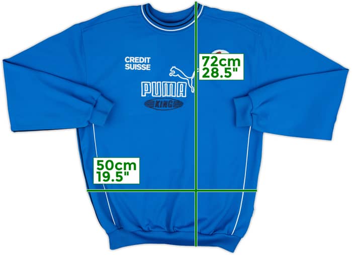 1998-00 Switzerland Player Issue Puma Sweat Top - 9/10 - (L)