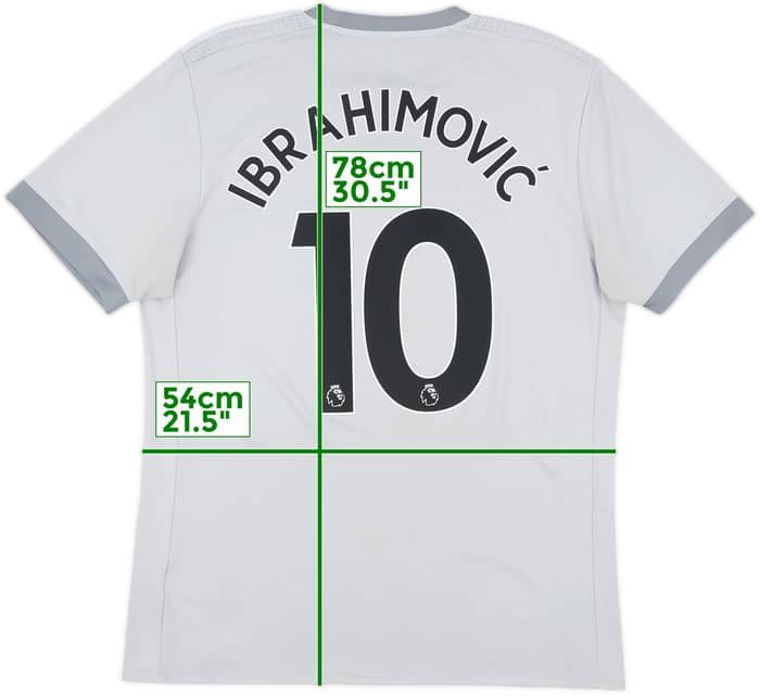 2017-18 Manchester United Third Shirt Ibrahimovic #10 - 6/10 - (L)