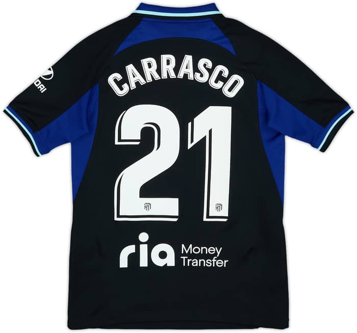 2022-23 Atletico Madrid Away Shirt Carrasco #21 - 7/10 - (S.Boys)