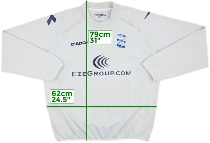 2012-13 Birmingham CIty Diadora Sweat Top - 5/10 - (XXL)