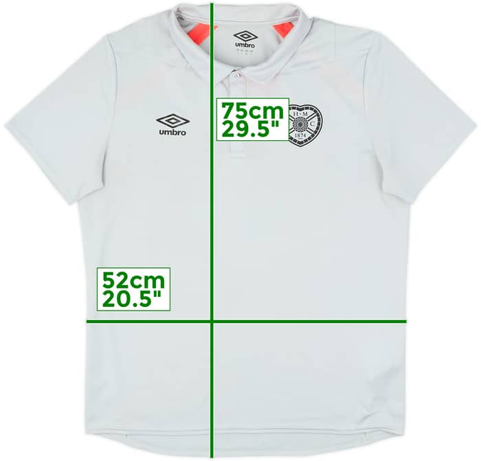 2018-19 Hearts Umbro Polo Shirt - 7/10 - (L)