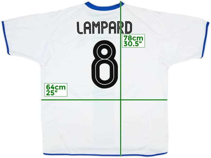 2003-05 Chelsea Away Shirt Lampard #8 - 6/10 - (XXL)