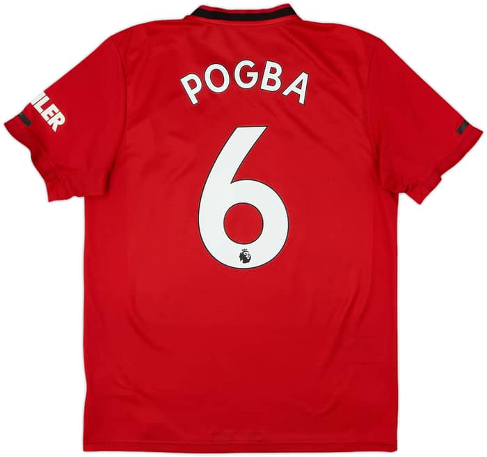 2019-20 Manchester United Home Shirt Pogba #6 - 6/10 - (M)