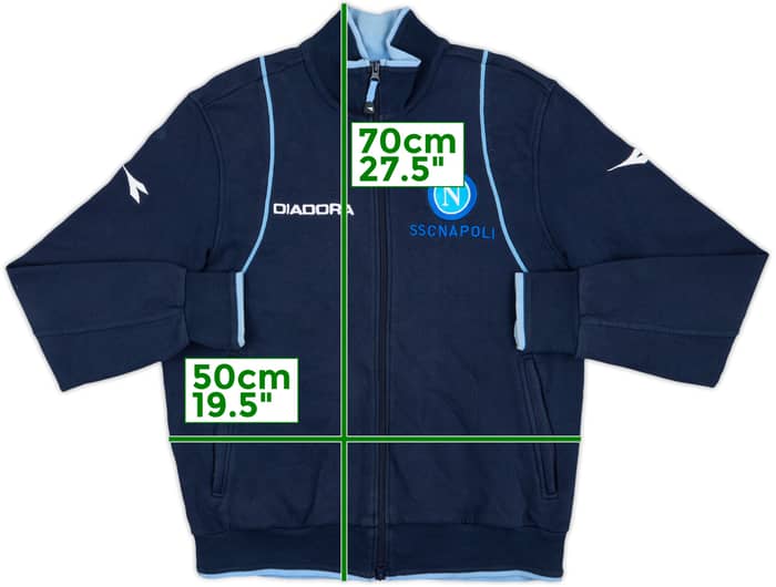 2006-07 Napoli Diadora Track Jacket - 8/10 - (S)