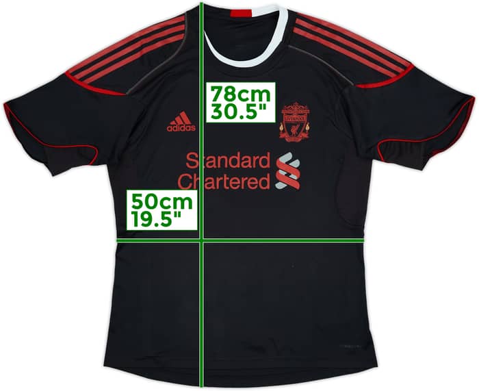 2010-11 Liverpool adidas Training Shirt - 8/10 - (S)
