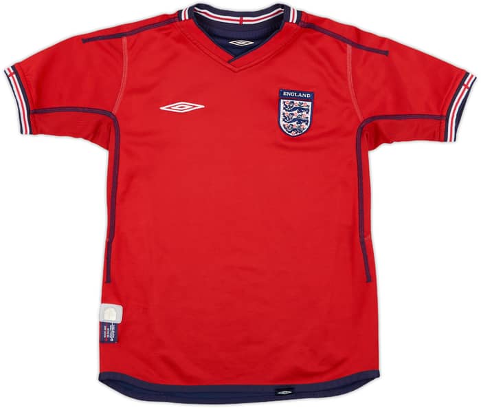 2002-04 England Away Shirt - 8/10 - (S.Boys)