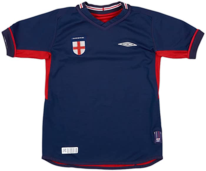 2002-04 England Away Shirt - 8/10 - (S.Boys)