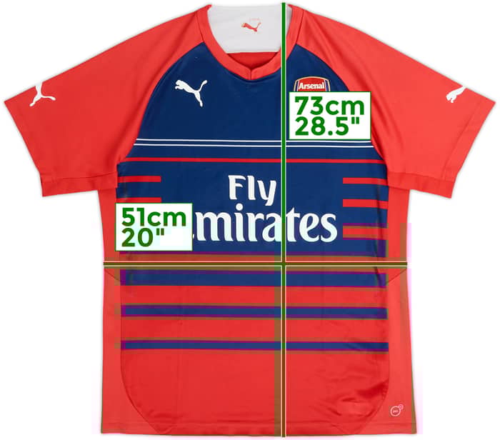 2014-15 Arsenal Puma Training Shirt - 5/10 - (L)