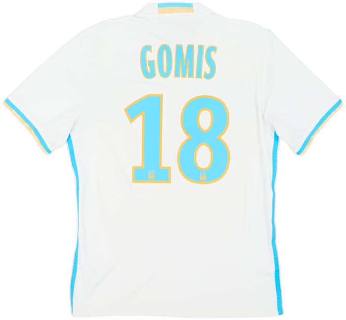 2016-17 Olympique Marseille Home Shirt Gomis #18 - 5/10 - (S)