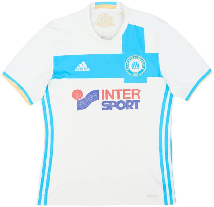 2016-17 Olympique Marseille Home Shirt Gomis #18 - 5/10 - (S)