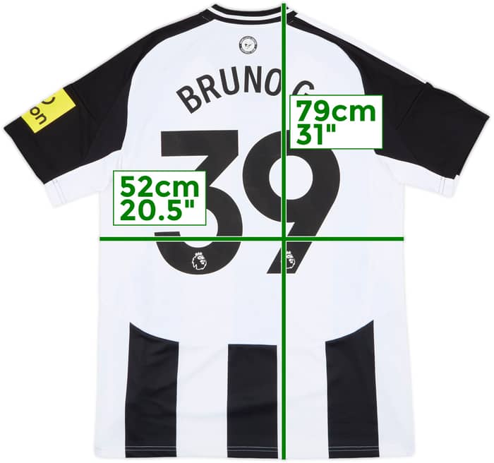 2024-25 Newcastle Home Shirt Bruno G. #39 - 9/10 - (L)