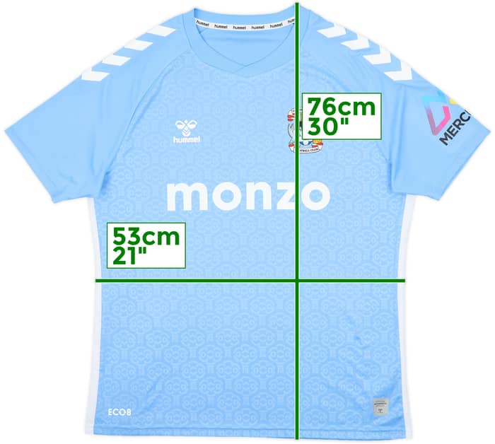 2024-25 Coventry City Home Shirt - 10/10 - (L)