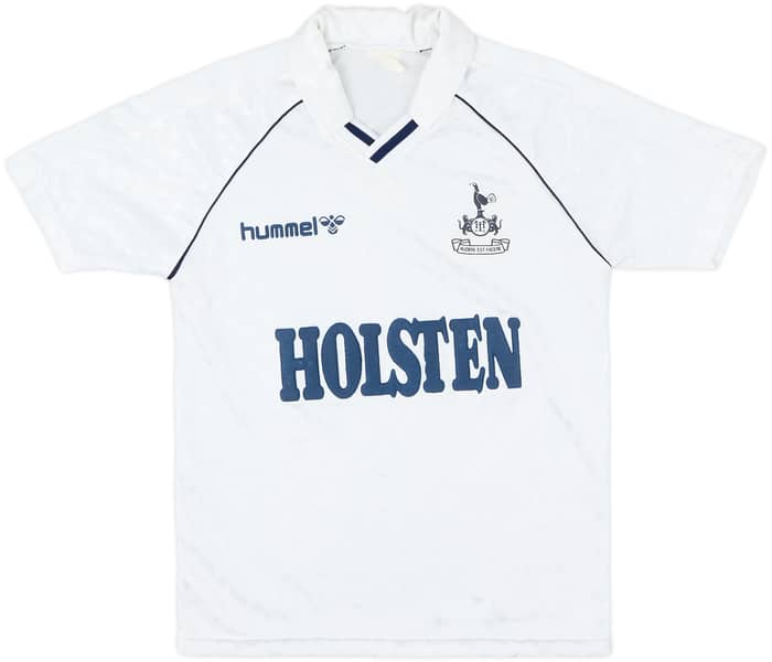 1987-89 Tottenham Home Shirt - 8/10 - (L.Boys)