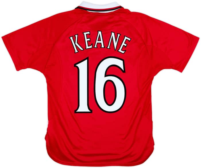 1999-00 Manchester United 'CL Winners' Shirt Keane #16 - 8/10 - (Y)