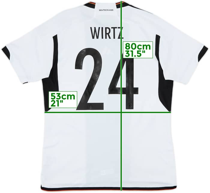 2022-23 Germany Home Shirt Wirtz #24 - 7/10 - (L)