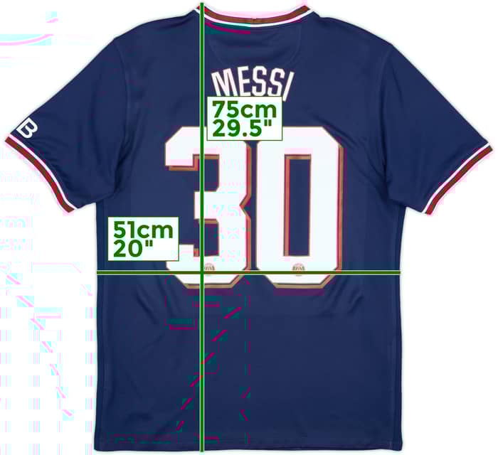 2021-22 Paris Saint-Germain Home Shirt Messi #30 - 8/10 - (M)