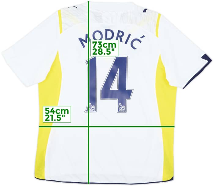 2009-10 Tottenham Home Shirt Modric #14 - 8/10 - (M)