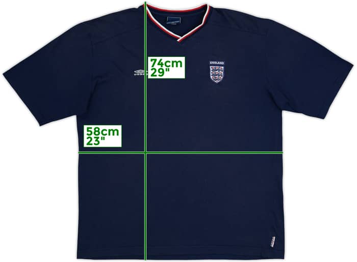 2004-06 England Umbro Training Shirt - 7/10 - (XL)