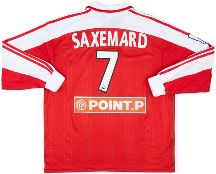 2000-01 Red Star FC Match Issue Coupe de la Ligue Home L/S Shirt Saxemard #7