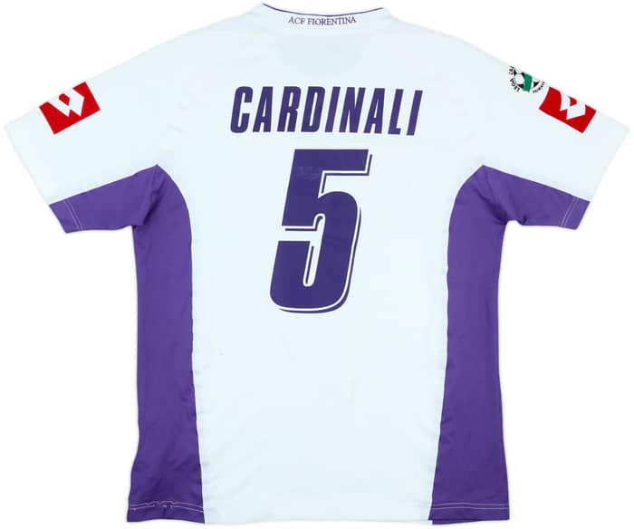2007-08 Fiorentina Match Issue Away Shirt Cardinali #5