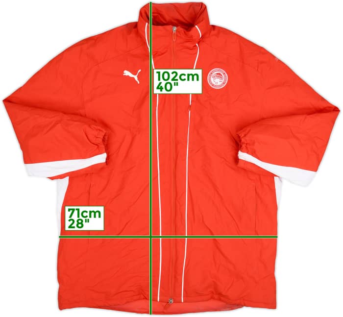 2009-10 Olympiakos Puma Padded Bench Coat - 5/10 - (XXL)