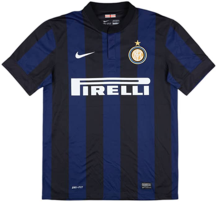 2013-14 Inter Milan Home Shirt Cambiasso #19 - 9/10 - (M)