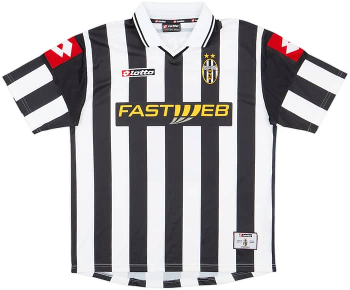 2001-02 Juventus Home Shirt Trezeguet #17 - 9/10 - (L)