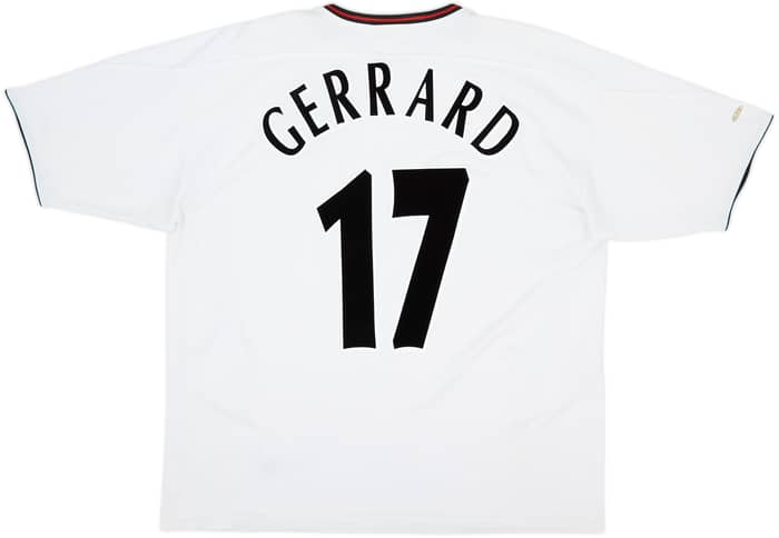 2003-04 Liverpool Away Shirt Gerrard #17 - 5/10 - (XL)