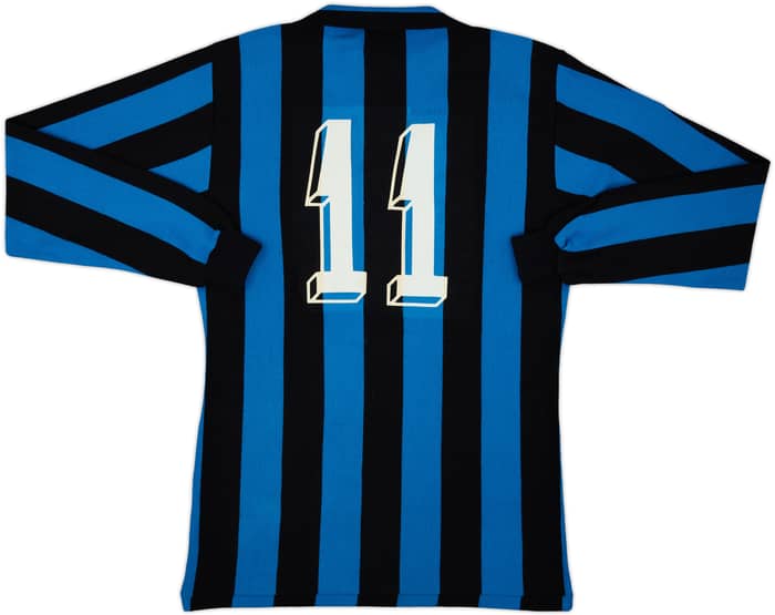 1983-86 Inter Milan Home L/S Shirt #11 - 8/10 - (L)