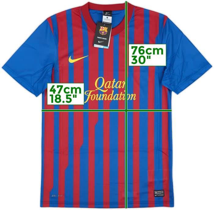 2011-12 Barcelona Basic Home Shirt (S)