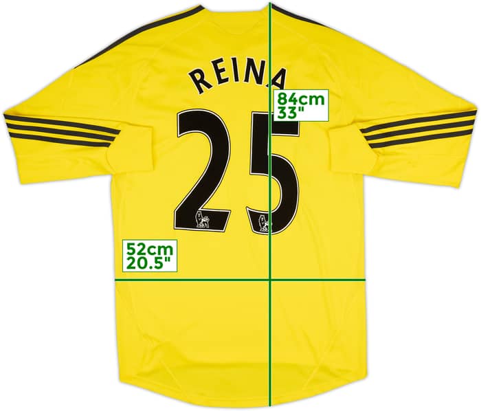 Camiseta de portero del Liverpool 2009-10 Reina #25 - 7/10 - (M)