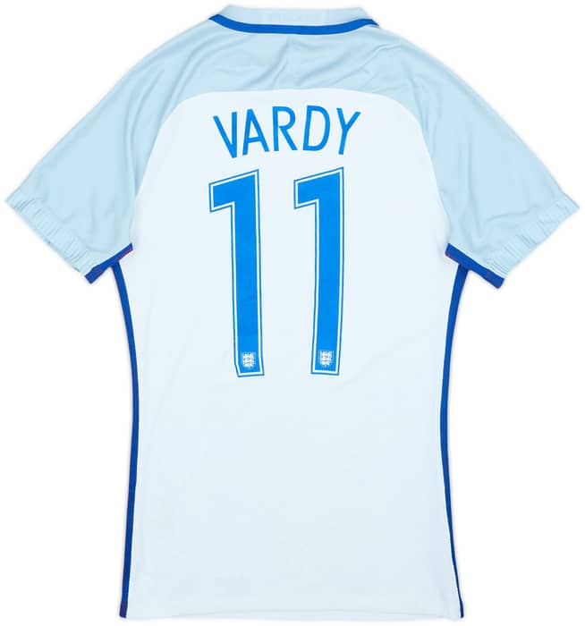 Camiseta de local versión jugador de Inglaterra 2016-17 Vardy #11 - 6/10 - (S)