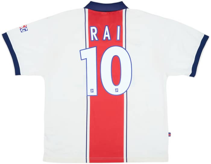 1997-98 Paris Saint-Germain Away Shirt Rai #10 - 6/10 - (XL)