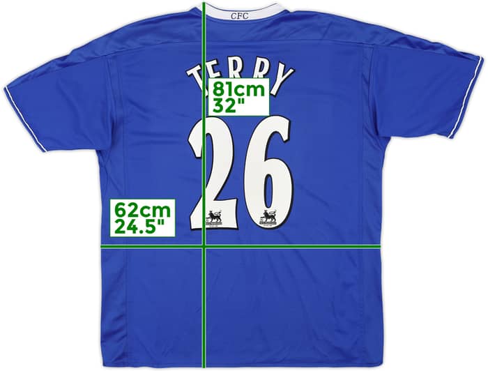 2003-05 Chelsea Home Shirt Terry #26 - 5/10 - (XL)